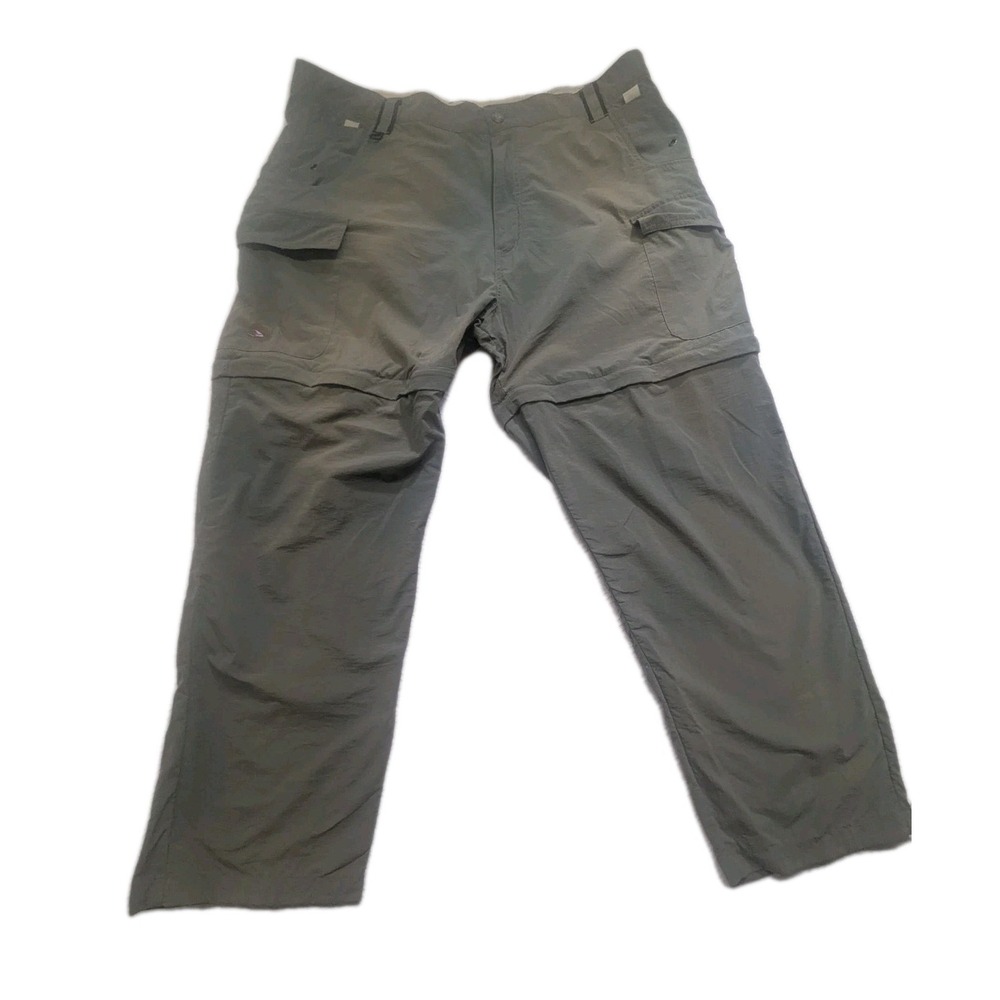 Convertible Pants Shorts Zip Off Fishing Hiking  100% nylon mesh XL 30 zip MINT